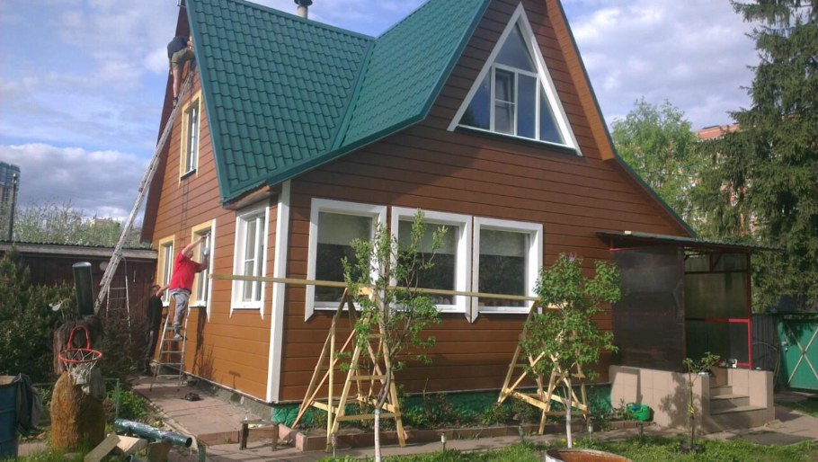 Реконструкция старого дачного домика