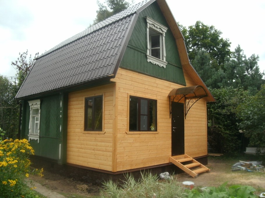 Пристройка к дачному домику