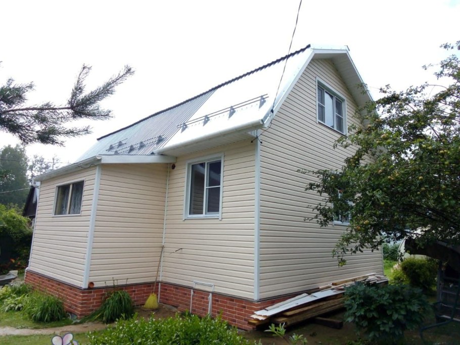 Реконструкция фасада дачи