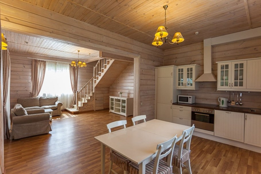 Кухня гостиная на даче