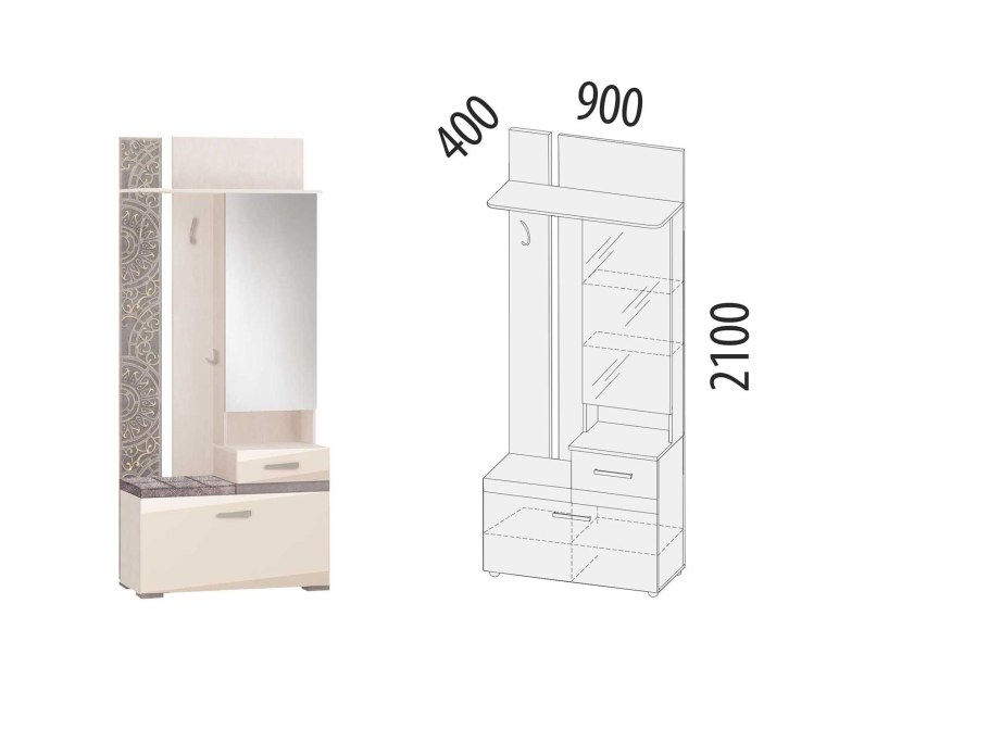ТВ-тумба фреска 66.02
