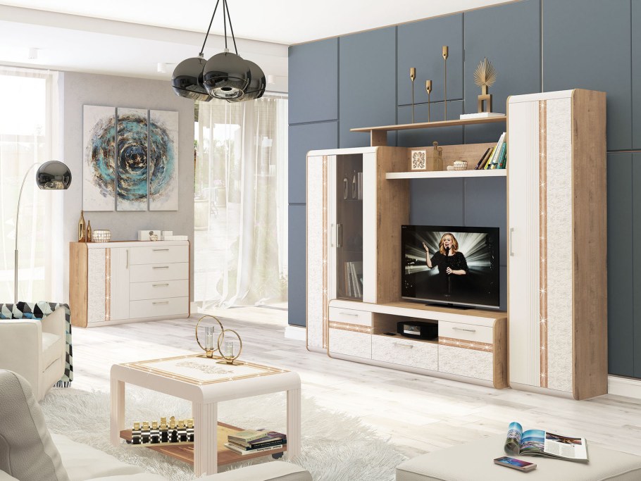 Витра прихожая фреска 48