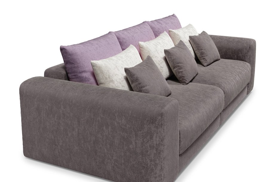 Диван серый рогожка Медисон