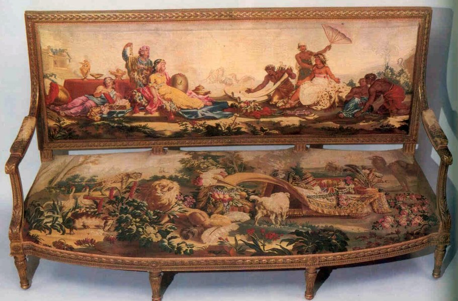 Диван гобеленовый