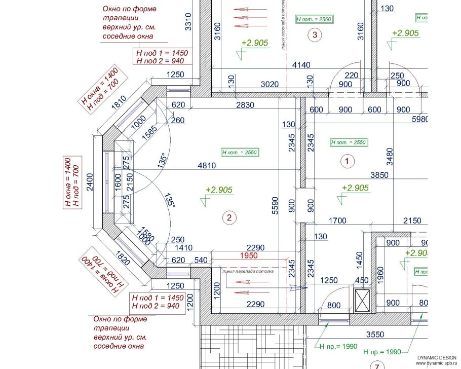План БТИ И обмерочный план