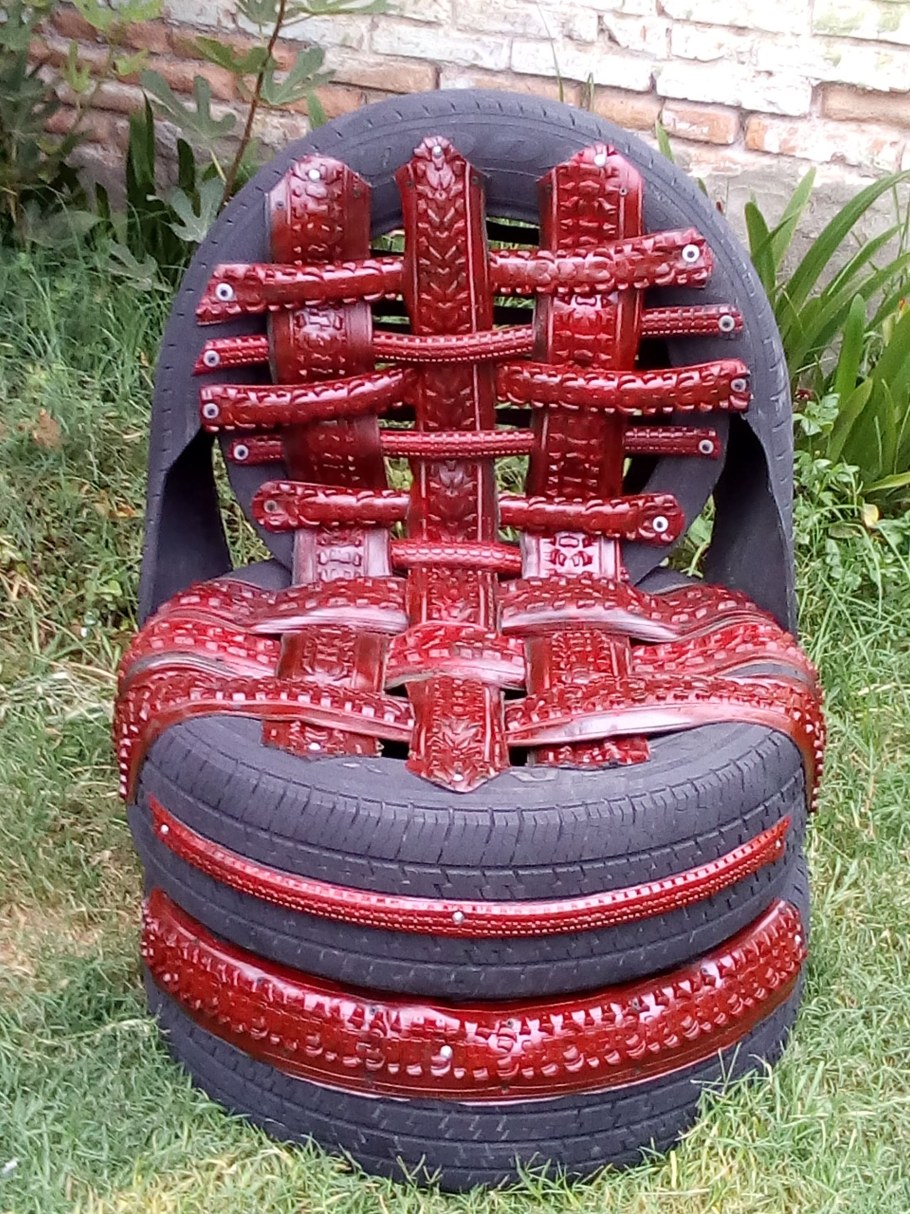 Мебель из шин для дачи