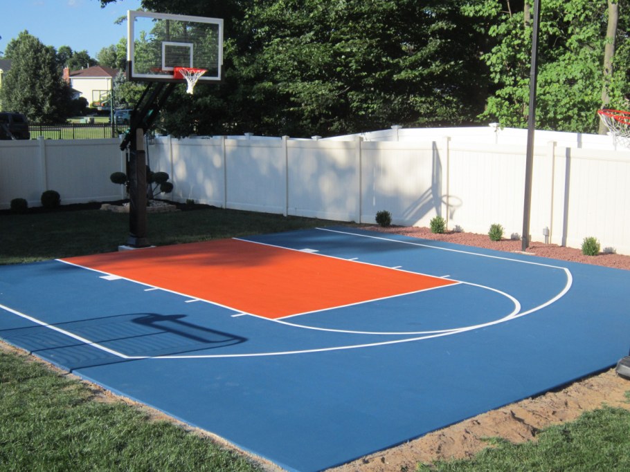 Покрытие баскетбольной площадки