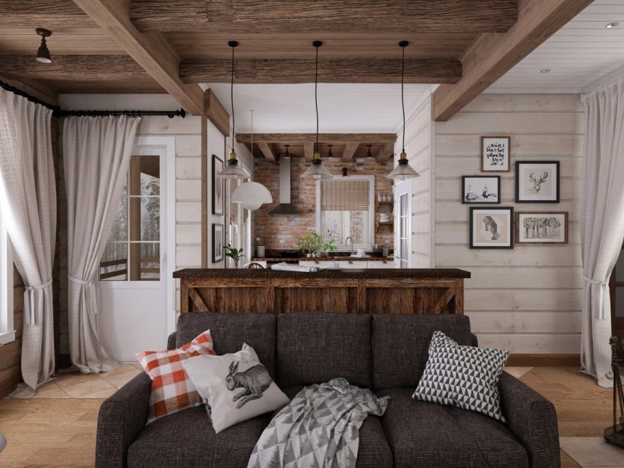 Вагонка в интерьере