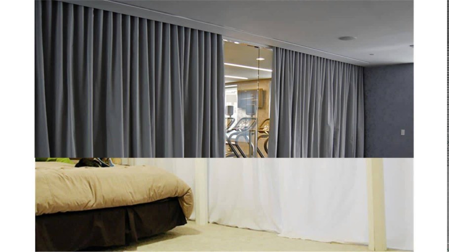 Плотные шторы для перегородки