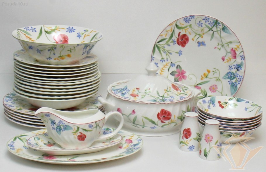 Голубая Италия посуда Spode