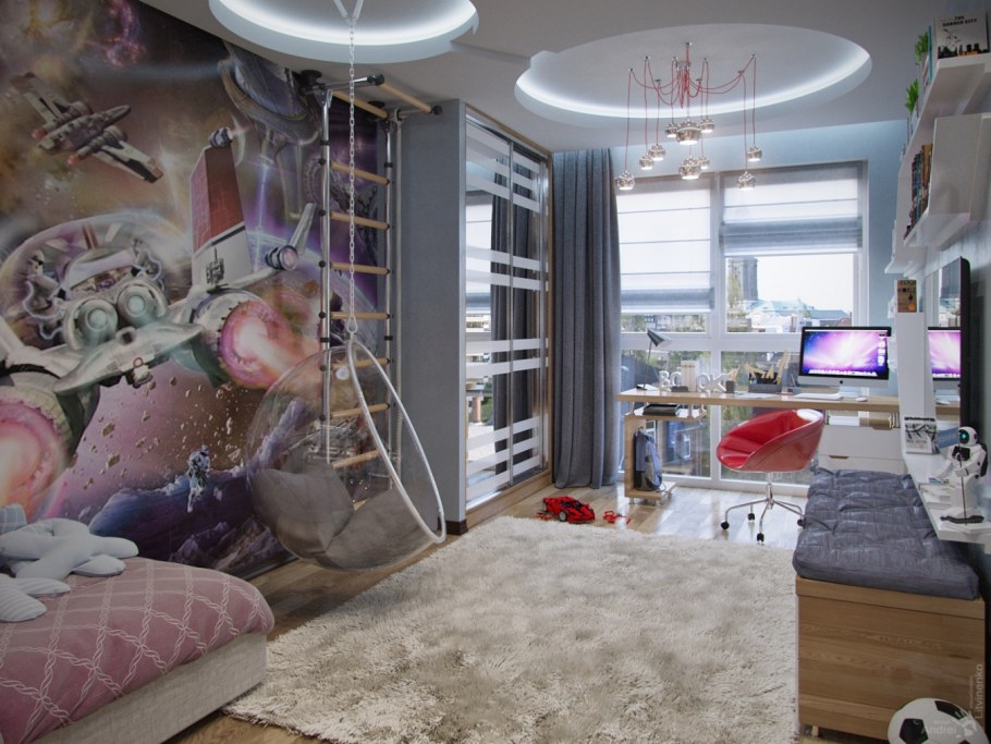 Фреска подростку в комнату