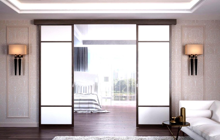 Раздвижные деревянные двери