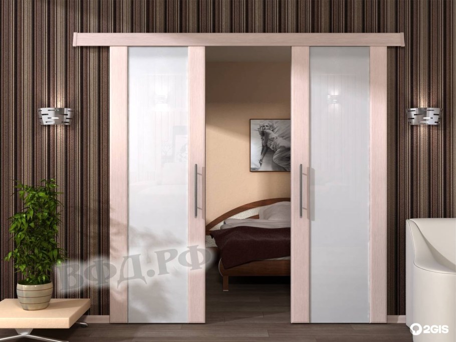 Акма стеклянные двери раздвижные двери