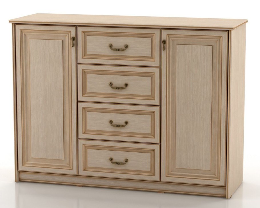 Комод Rovella /Midi/ 100% массив дерева + кожа