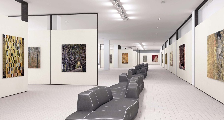 Интерьер современного музея