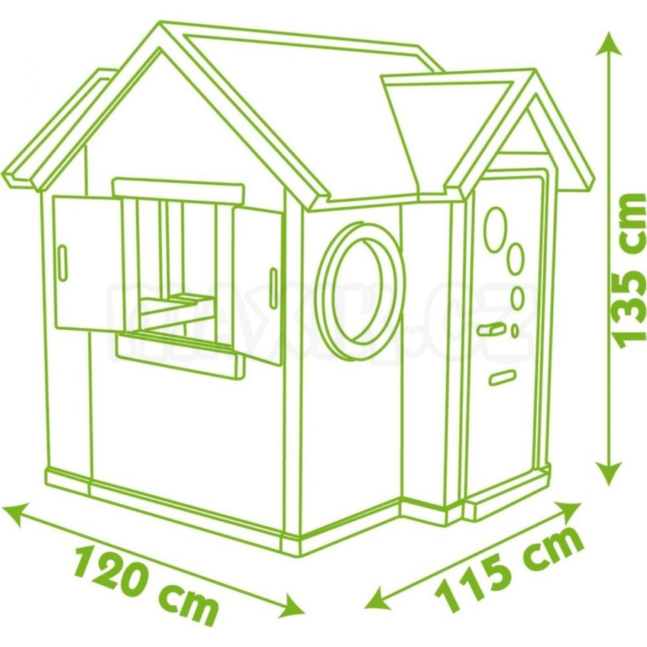 Схема детского деревянного домика своими руками