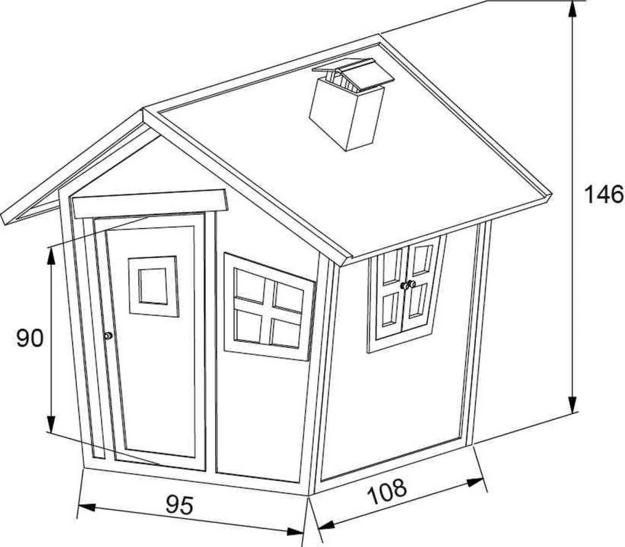 Детские домики чертежи