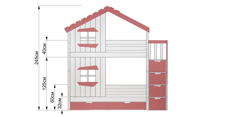 Дом по клеточкам