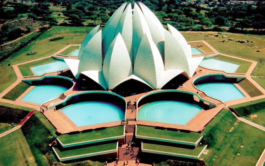 Храм лотоса (Нью-Дели, Индия, Архитектор Фариборз Сахба)