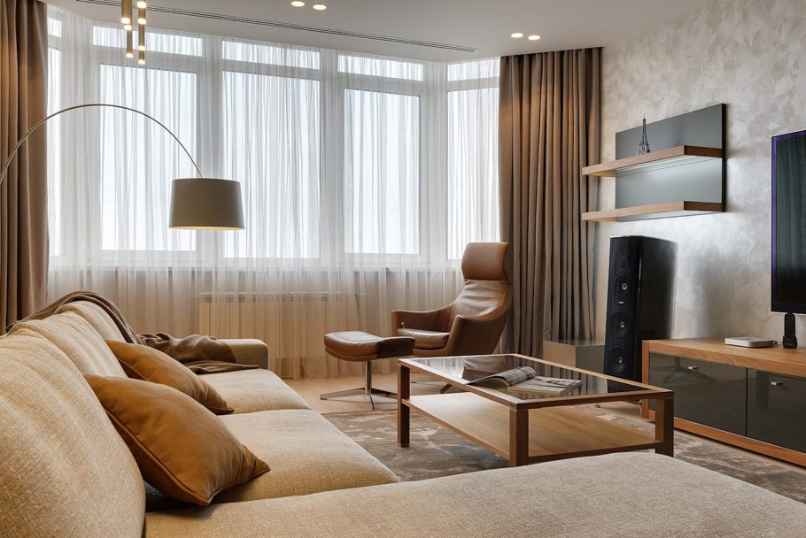 Уютная гостиная в стиле Минимализм