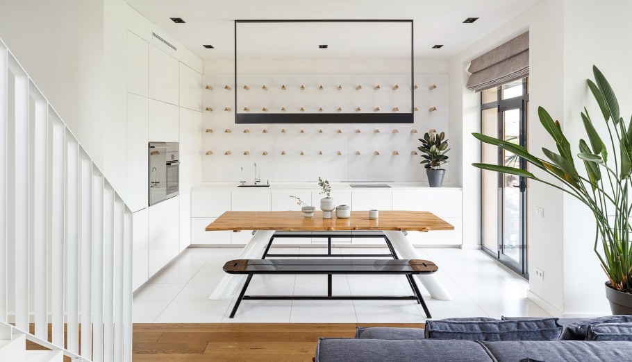 Спальня Минимализм в теплых оттенках