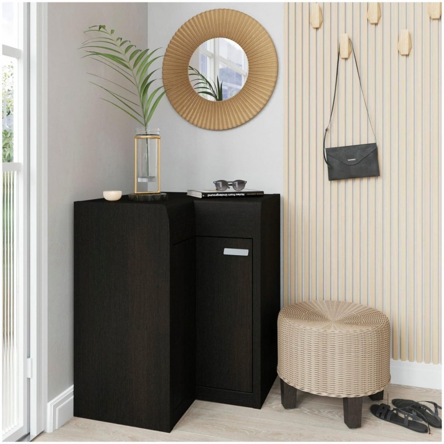 Прикроватная тумба лазурит Илона тëмный дуб