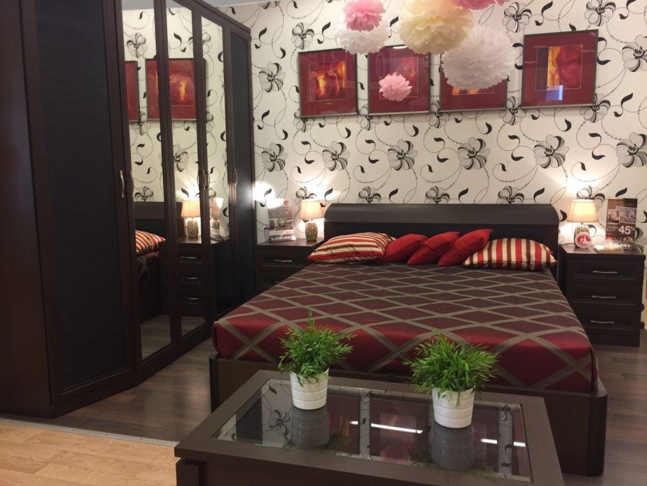 Спальня лазурит Магна орех