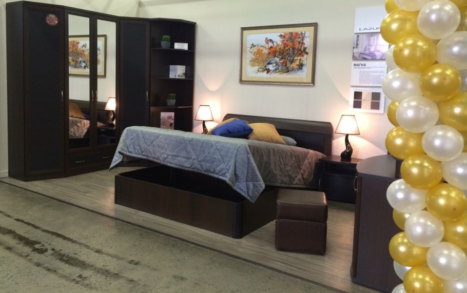 Лазурит спальня Илона дуб Белладжио