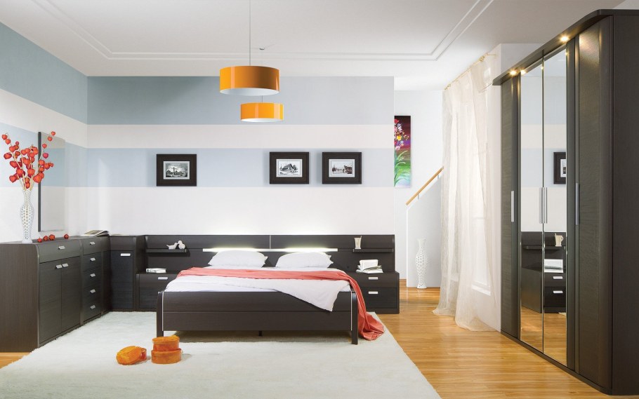 Спальня Магна лазурит кедр шоколад