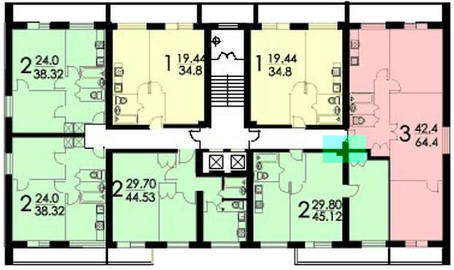 Интерьер п3 двухкомнатная