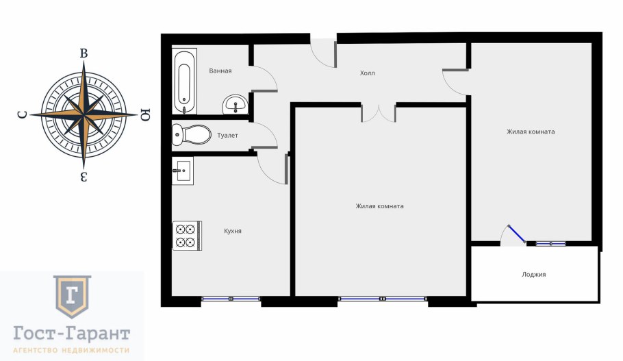 П-30 2-Х комнатная квартира