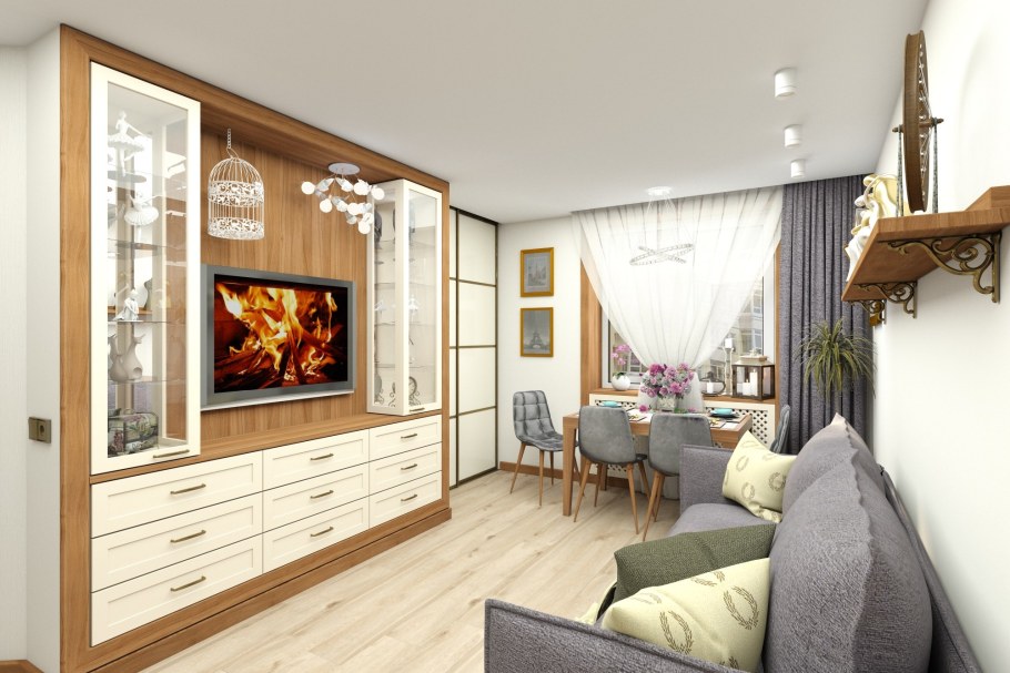 Интерьер малогабаритной квартиры