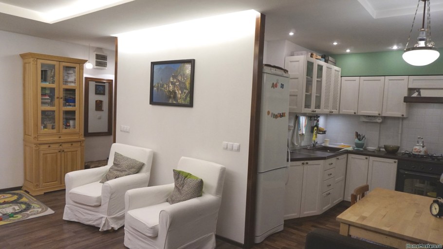 Современный проект однокомнатной квартиры в хрущевке