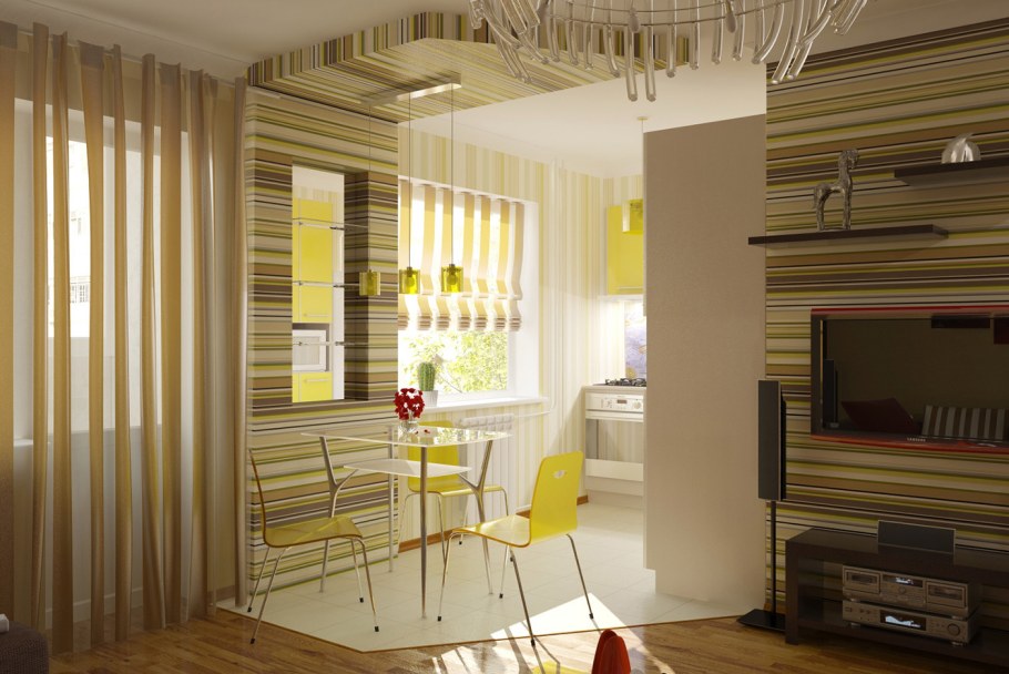 Интерьер хрущёвки 2 комнаты