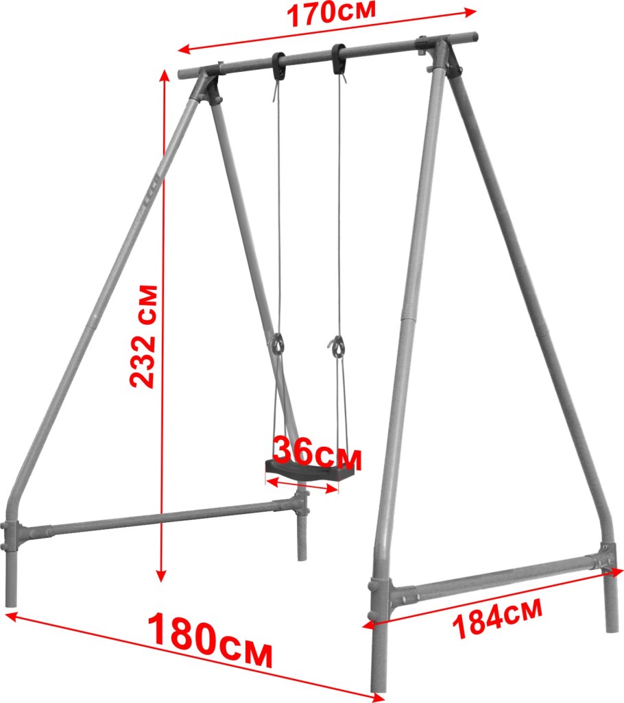 Садовые качели из дерева чертежи с размерами