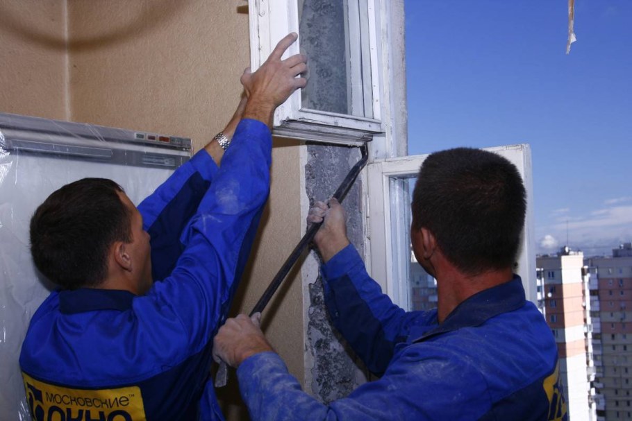 Монтаж окон