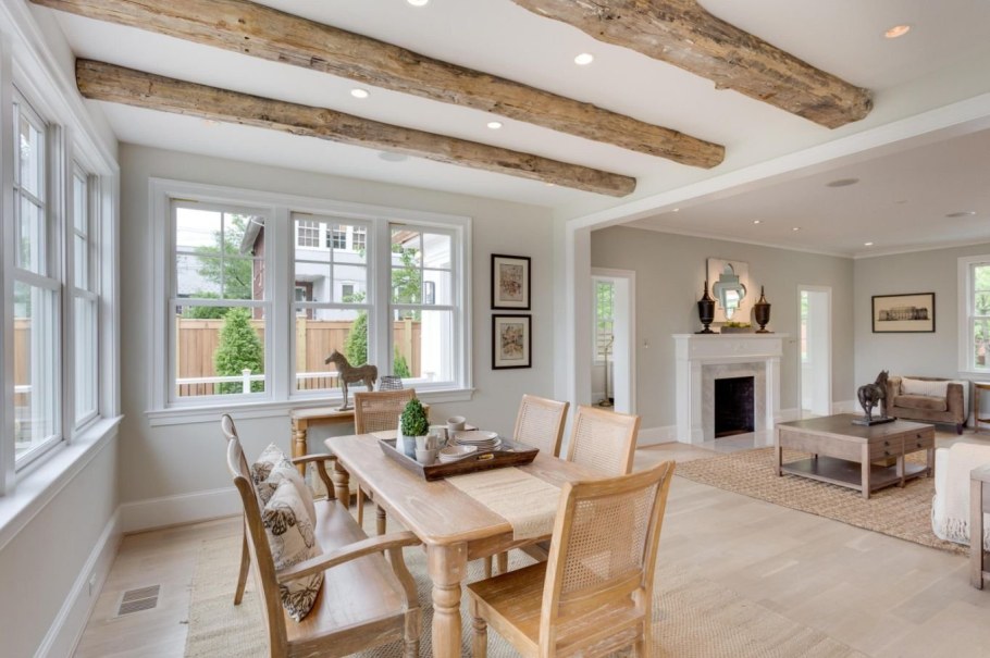 Фальшбалки в интерьере Прованс