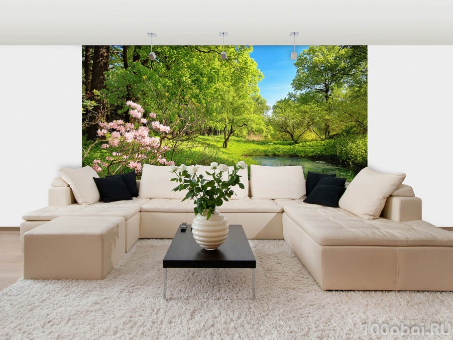 Спальня в стиле природы