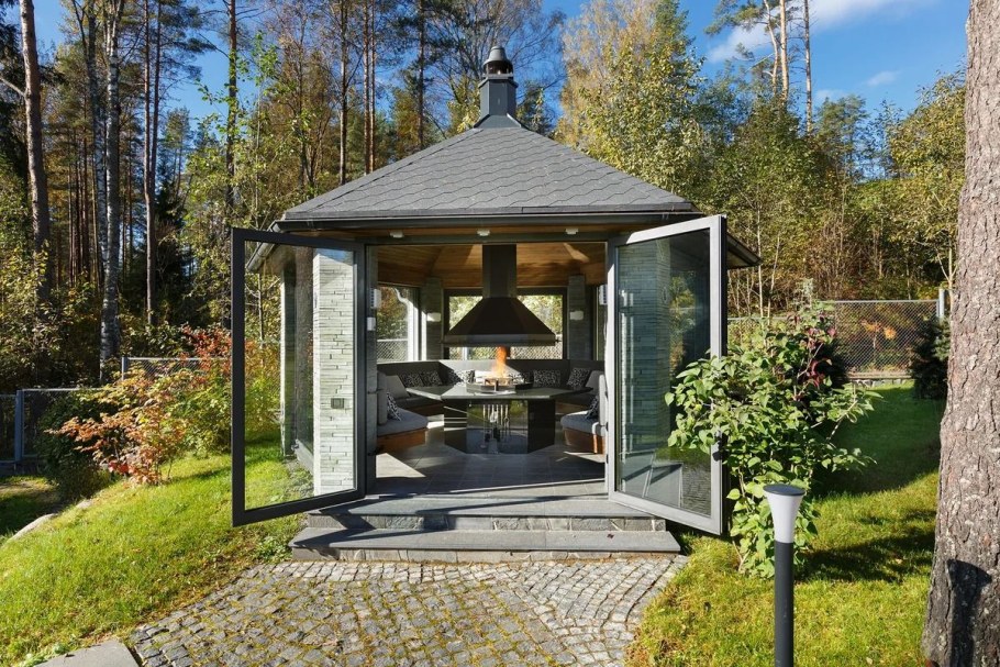 Беседка 3х4 с мангалом