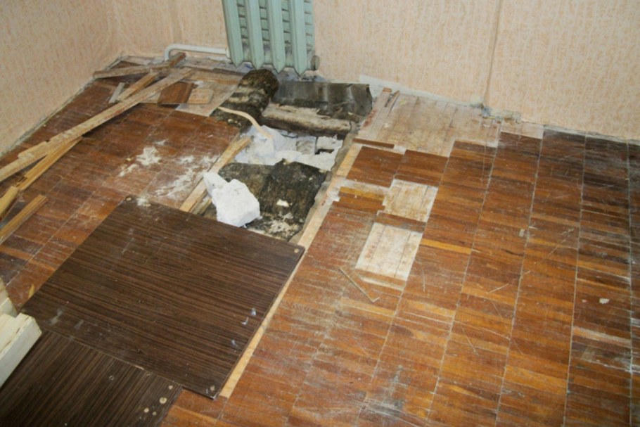 Частичная укладка ламината