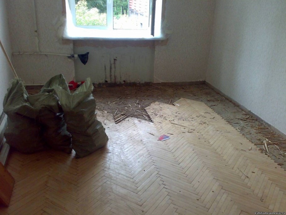 Демонтаж полов