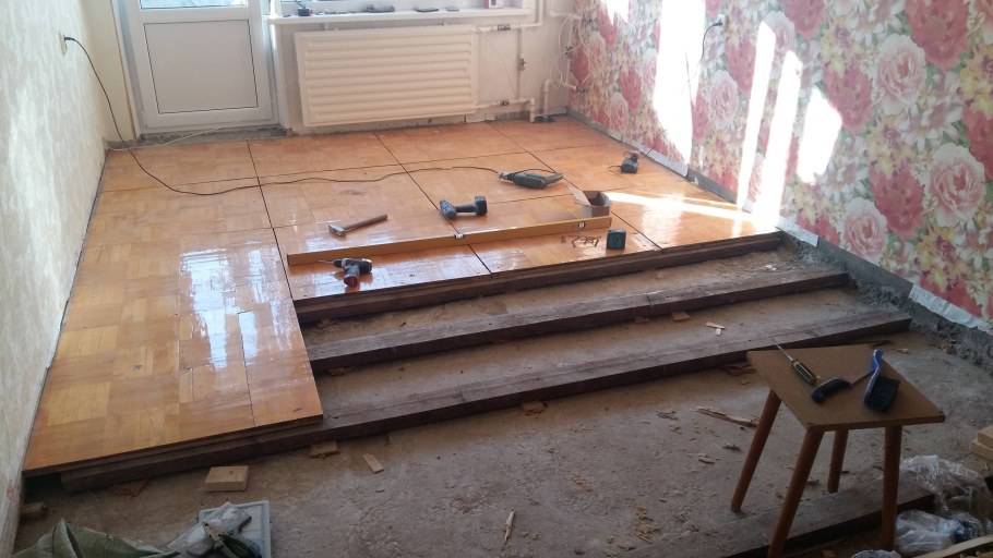 Реконструкция старого паркета