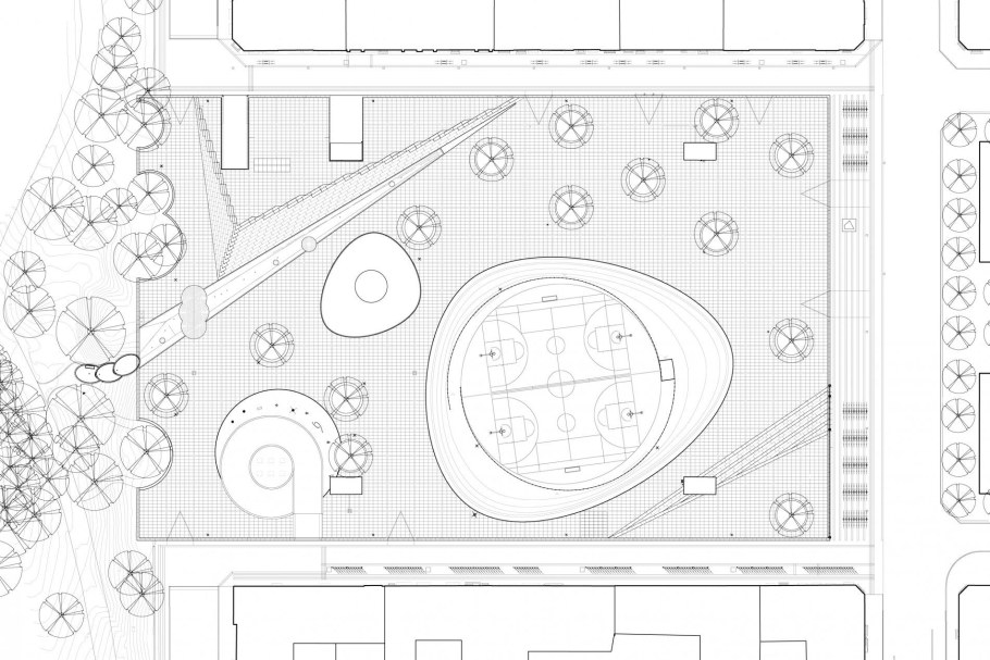 Ландшафт парка план