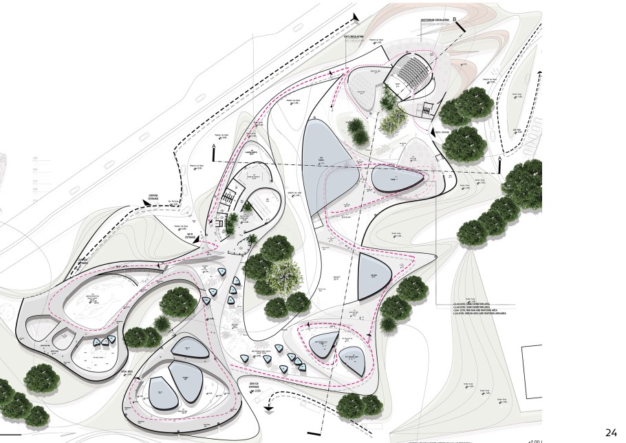 Landscape Architecture схема парка