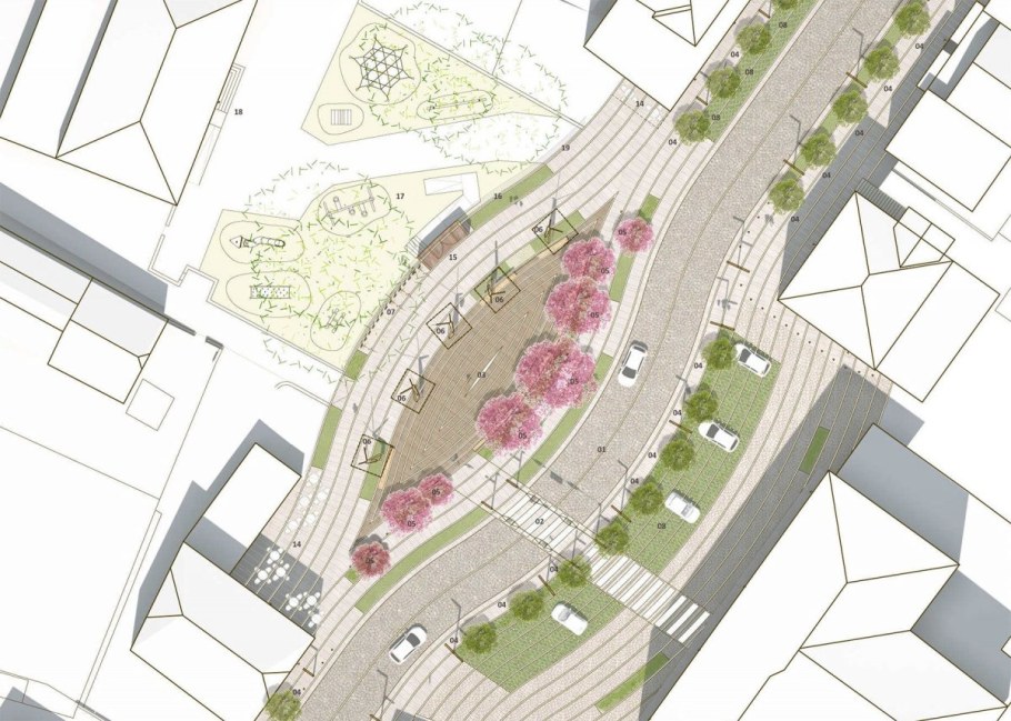 План озеленения парка