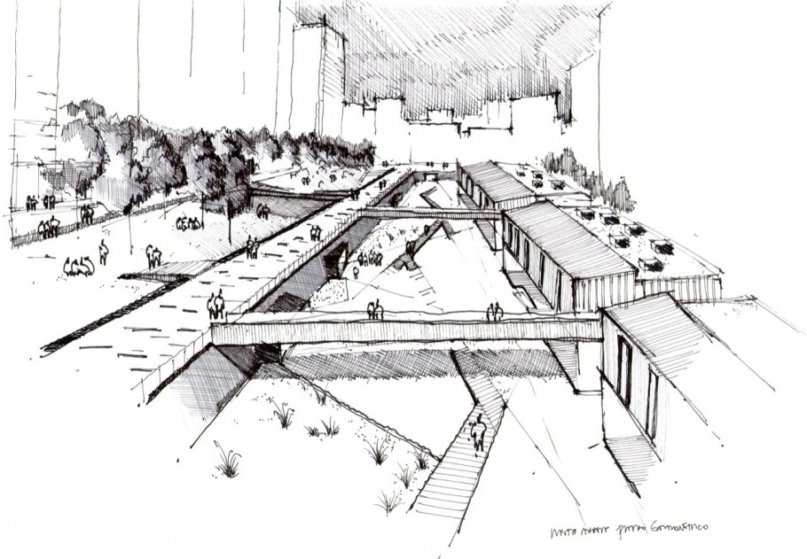 Парк генплан с экспликацией
