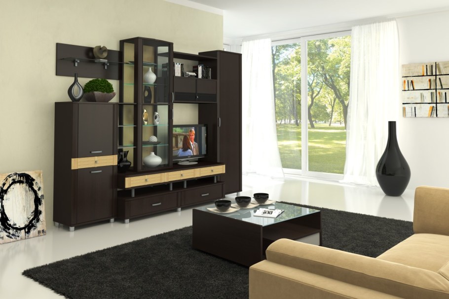 Гостиная Ангстрем Эстетика венге