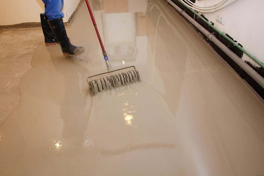 Самовыравнивающийся наливной пол