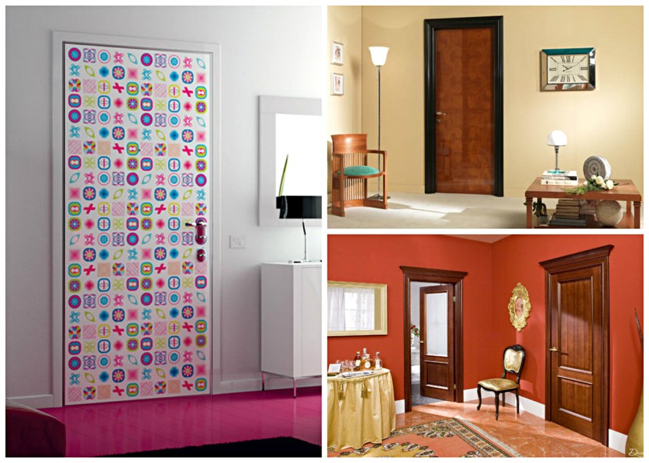 Обклеить дверь самоклеющейся пленкой