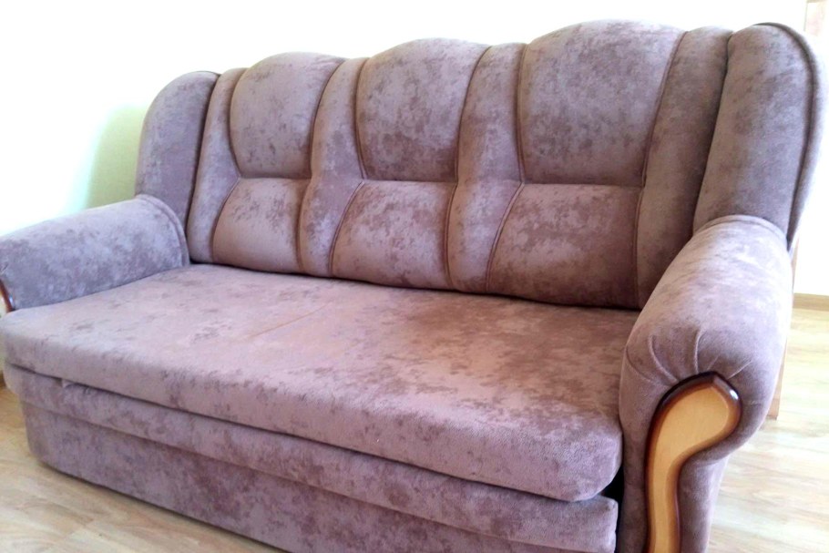 Угловой диван из флока